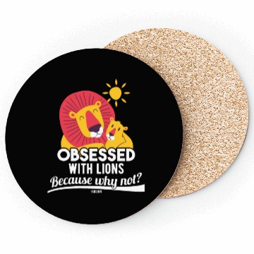 Discover Lion cuddle mom dad parents Coasters