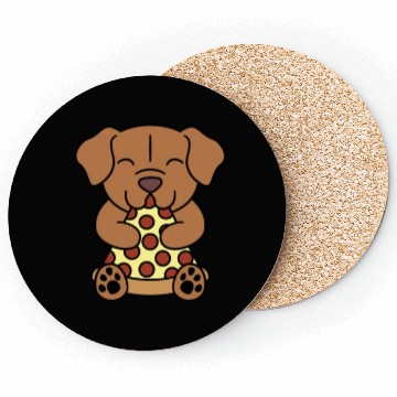 Discover Dogue De Bordeaux Pizza Lover Coasters