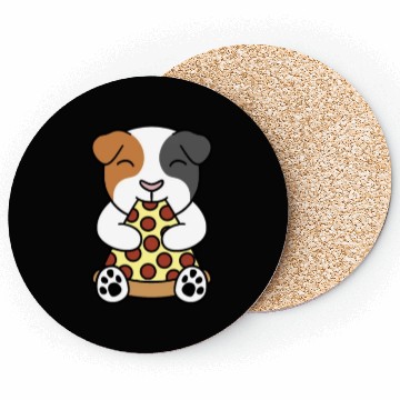 Discover Guinea Pig Pizza Lover Coasters