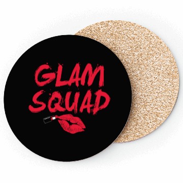 Discover Glam Squad Funny Makeup Cheer Coasters