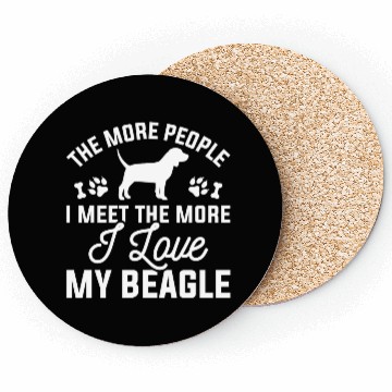 Discover I Love My Beagle Coasters