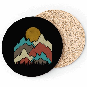 Discover Mountains Landscape Outdoor Mountaineering Coasters