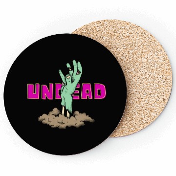 Discover undead zombie punk Goth Horror Coasters