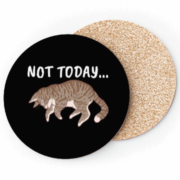 Discover Nope Lazy Cat Lover Coasters