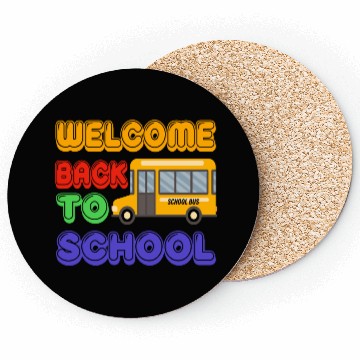 Discover Welcome back to school bus Coasters
