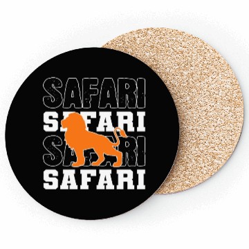 Discover Safari Lion Animal Keeper Gift Coasters