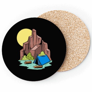 Discover Camper Campsite Camp Camping Coasters