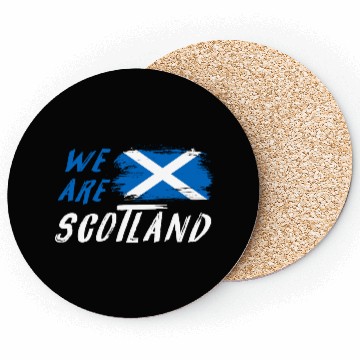 Discover We are Scotland flags design Coasters