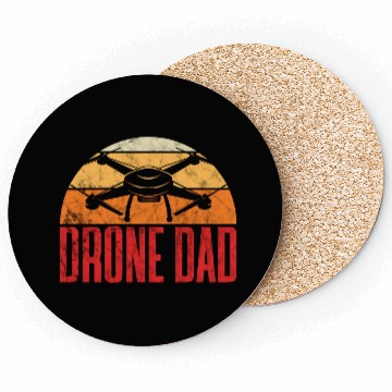 Discover Funny Drone Pilot Drone Dad Quadcopter Coasters