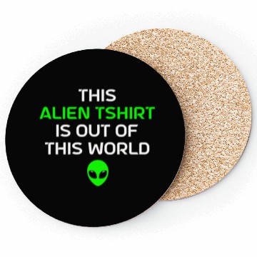 Discover Alien Gift Extraterrestrial UFO AREA 51 Sci-fi Coasters