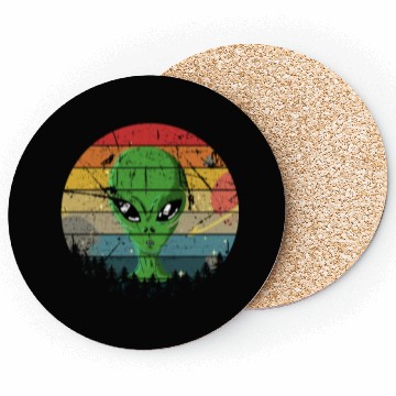 Discover Alien Gift Extraterrestrial UFO AREA 51 Sci-fi Coasters