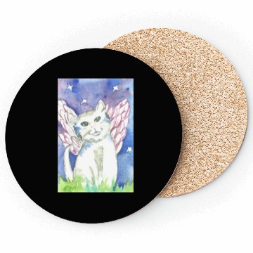 Discover Angel Cat Coasters
