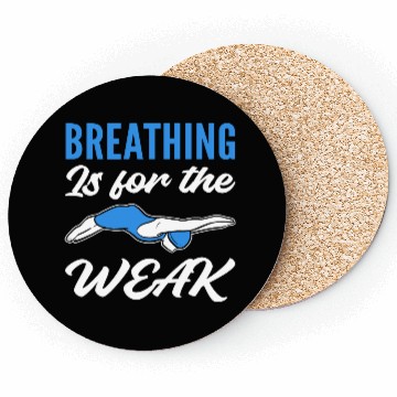 Discover For the Weak Swim Coach Gift Coasters