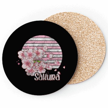 Discover Cherry Blossoms Nature Lover Flower Coasters