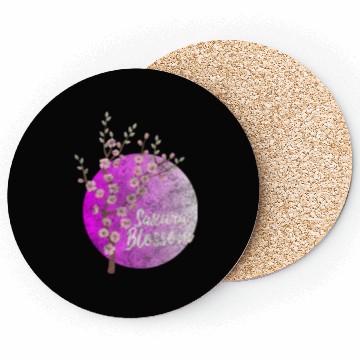 Discover Japan Sakura Blossom Colorful Coasters