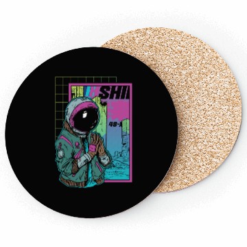Discover Chaos Astronaut Punk Spaceman Coasters