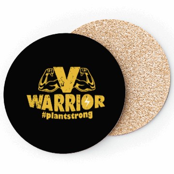 Discover V Warriors vegans #plantstrong Coasters