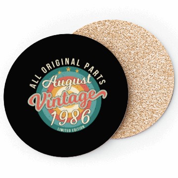 Discover Born In August 1986 Coasters