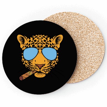 Discover Jaguar with aviator sunglasses and Cuban cigar Coasters