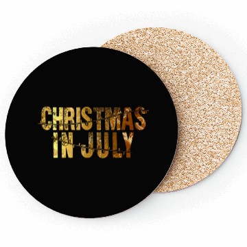 Discover Christmas In July Xmas Tree Lights Santa Beach Coasters