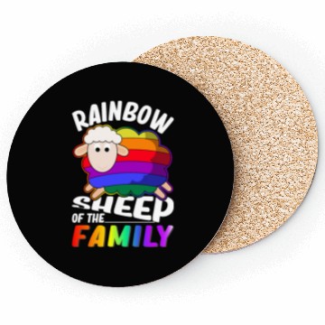 Discover Rainbow Sheep Lesbian Gay Pride Coasters