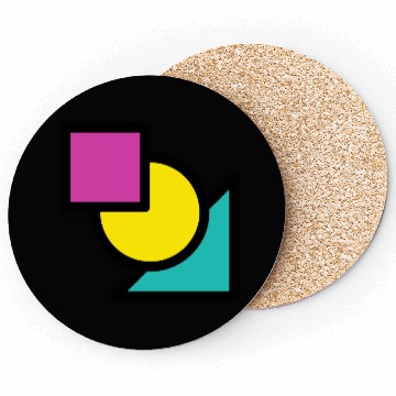 Discover Geometry Triangle Rectangle Circle Coasters