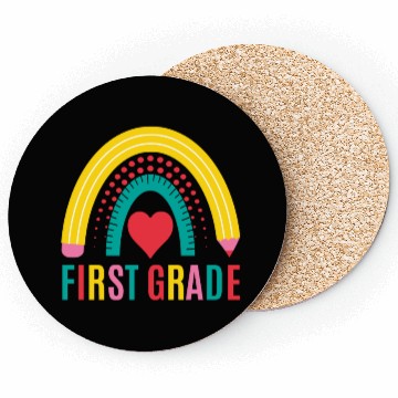 Discover First Grade Back to School Teacher Coasters