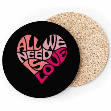 Discover All we need is love Coasters