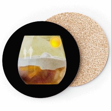 Discover Beach Coffee Coasters