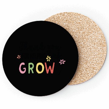 Discover Thank you for helping us grow Coasters