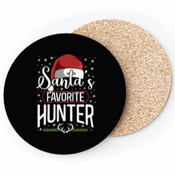 Discover Buck Deer Hunting Hunter Christmas Coasters
