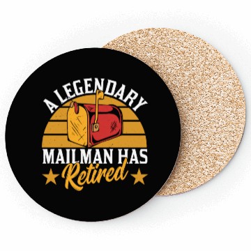 Discover A Legendary Mailman Has Retired Mail Postal Worker Coasters
