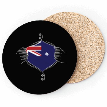 Discover australia flag proud Coasters