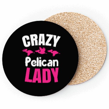 Discover Pelican Lady Birdwatching Pelican Lover Coasters