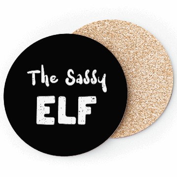 Discover The Sassy Elf - Christmas Elf Coasters
