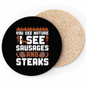 Discover Buck Deer Hunting Hunter Bbq Coasters