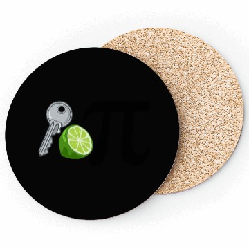 Discover Key Lime Pi Pun funny Pi Day Key Lime Pi Coasters