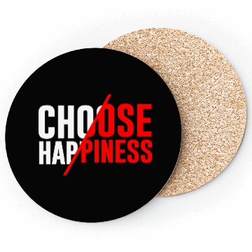 Discover Choose Happiness Coasters