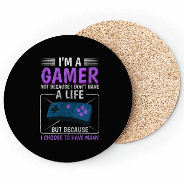 Discover Game Nerd Console Coasters