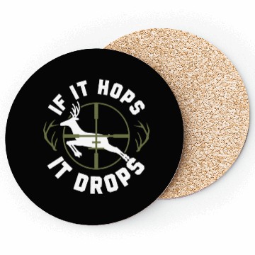 Discover Buck Deer Hunting Hunter Vintage Coasters