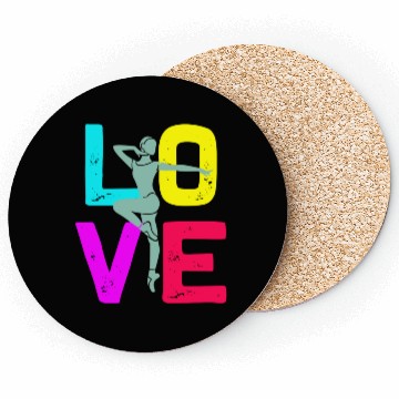Discover Love Ballet Dance Coasters
