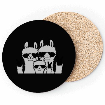 Discover Peace family llama parents Coasters