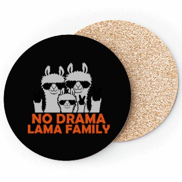 Discover No Drama Llama Family Coasters