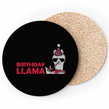 Discover Birthday Llama No Drama Coasters