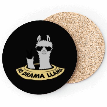 Discover floor hole peace llama Coasters