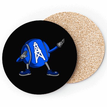Discover Driller Tennis Ball Coasters