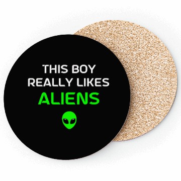Discover Alien Gift Extraterrestrial UFO AREA 51 Sci-fi Coasters