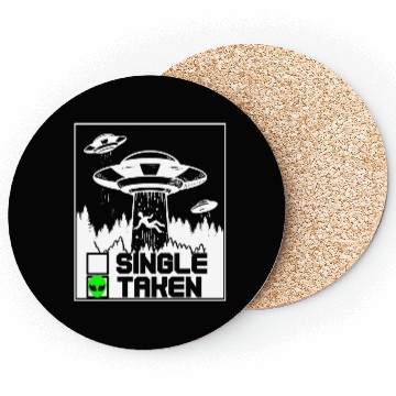 Discover Alien Gift Extraterrestrial UFO AREA 51 Sci-fi Coasters