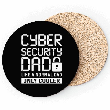 Discover Cyber Security Dad Coasters