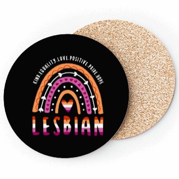 Discover Lesbian Pride Rainbow Coasters